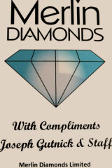 Merlin diamonds is closely linked to Gutnick. 