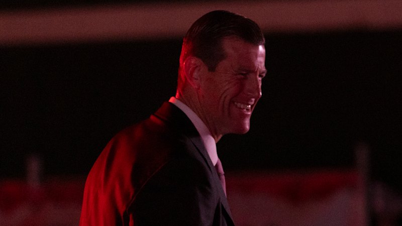 Roberts-Smith attends Anzac Day dawn service on the Gold Coast