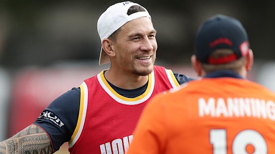 Sonny Bill Williams is set to make his first appearance for the Roosters against Canberra on Saturday.