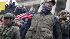 Trump supporters in front of the US Capitol on January 6, 2021 in Washington. 