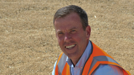 Dan Tehan this week in his electorate of Hamilton in regional Victoria.