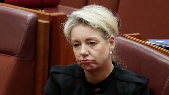 Former sports minister Bridget McKenzie.