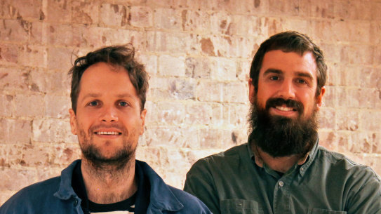 Owners of Oxford Street tiki bar The Cliff Dive, Jeremy Blackmore (left) and Alex Dowd.