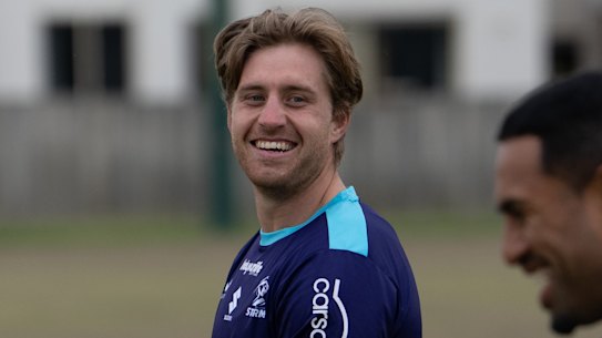 Cameron Munster has already dropped five kilos since returning to Melbourne training early.