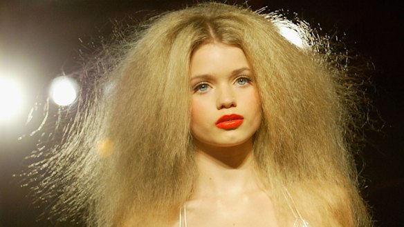 Abbey Lee at the Lisa Ho show for Australian Fashion Week in 2004.