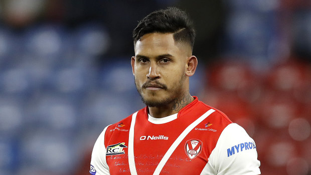 Contention: Ben Barba is in the running to farewell English Super League with the Man of Steel award.
