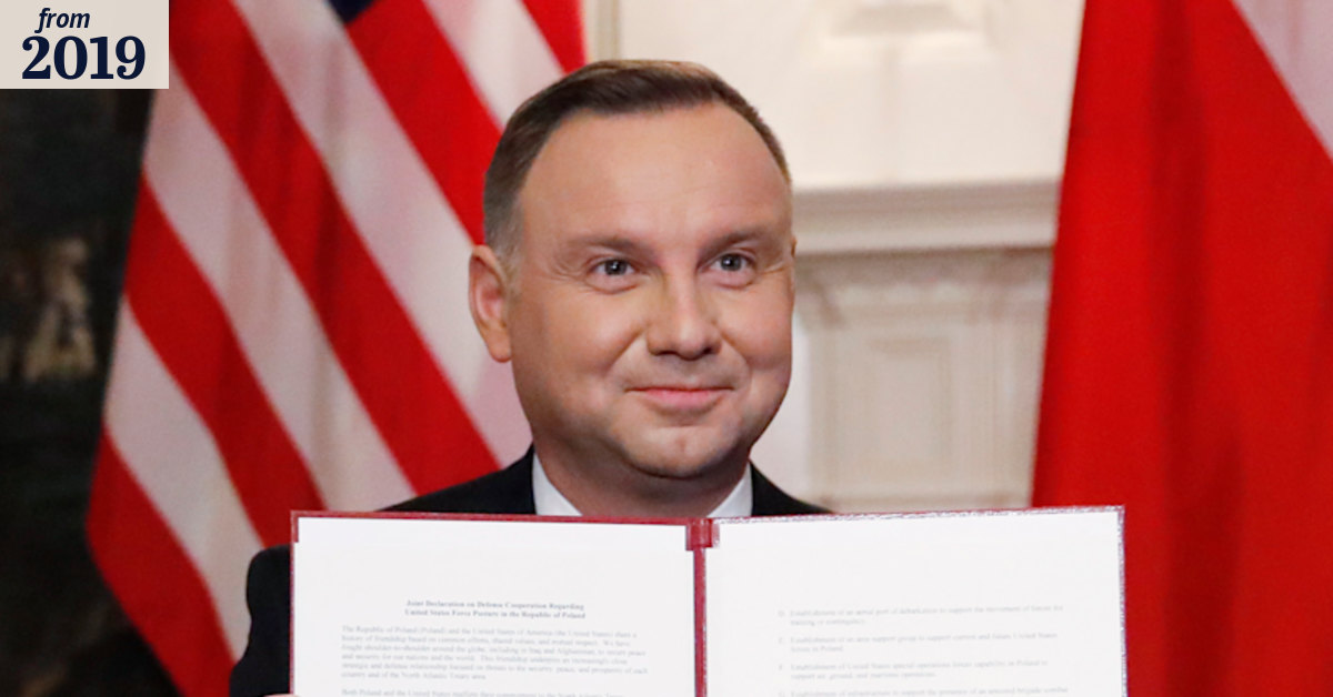 Trump elevates Poland with troop decision, at expense of Germany