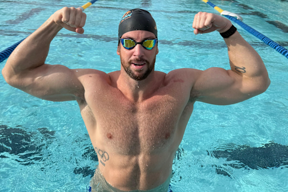 Australian Olympian James Magnussen.