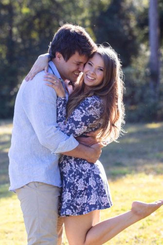 Bindi Irwin has a lab-grown diamond engagement ring from her partner Chandler Powell.