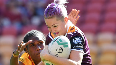 Chelsea Baker is primed for Friday's Origin match in Sydney.