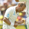 Neil Wagner gets Steve Smith at the MCG in 2019.