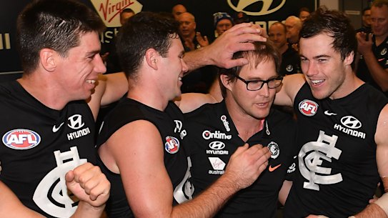 The belief is back at Carlton under interim coach David Teague.