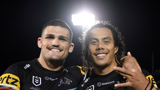 Nathan Cleary and Jarome Luai.