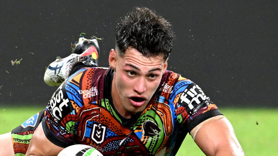 Jordan Riki has pleaded with Corey Oates to remain a Bronco.