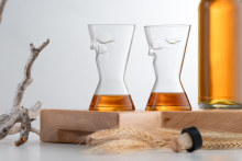 The Savu whisky glass: by reducing the ethanol in a pour, it’s possible to better appreciate the whisky, so the argument goes.
