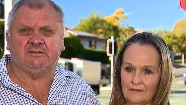 Ann and Russell Field, parents of Matthew Field, who was killed alongside pregnant partner Kate Leadbetter by a teenage driver on Australia Day 2021. 