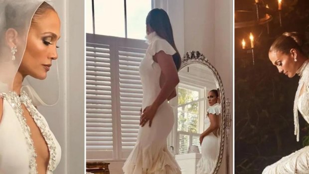 The problem with Jennifer Lopez’s five wedding dresses