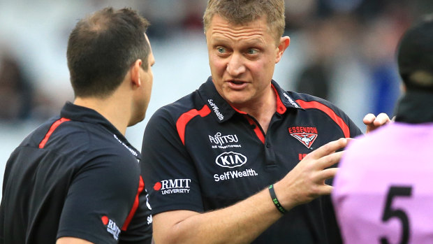 Mark Neeld during his time at Essendon.