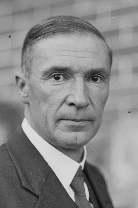 Under attack: Tom Paterson, Minister for the Interior, circa 1936