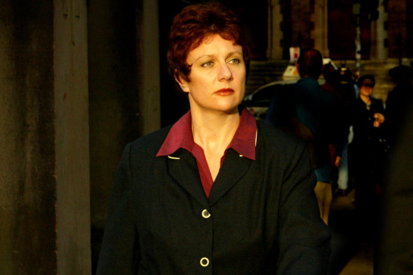 Kathleen Folbigg outside the Darlinghurst Supreme Court in 2003.