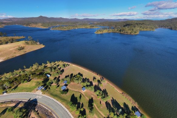 Gold Coast council has proposed moving rowing events from Lake Wyaralong (above) to Hinze Dam.