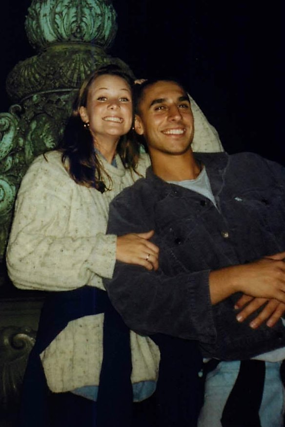 De Kretser at age 21 with friend Fiona Forysth, with whom he studied at the University of Melbourne.