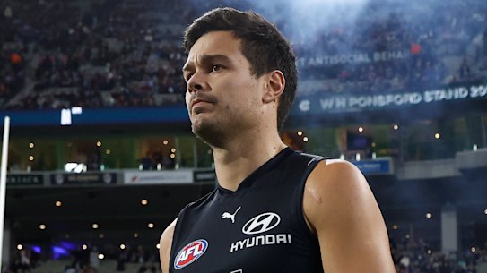Third-generation Blue Jack Silvagni is attracting interest as a free agent.