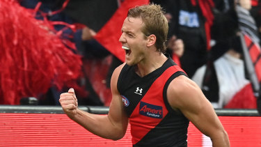 Darcy Parish had a breakout season for the Bombers, gaining All-Australian recognition.