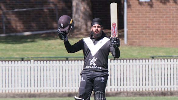 Harjas Singh scored 314 from 141 balls for Western Suburbs on Saturday.