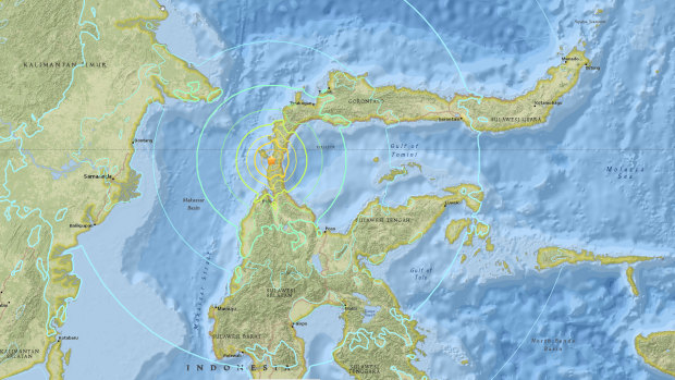 The US Geological Survey put the magnitude of the second quake at a strong 7.5.