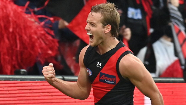 Darcy Parish had a breakout season for the Bombers, gaining All-Australian recognition.