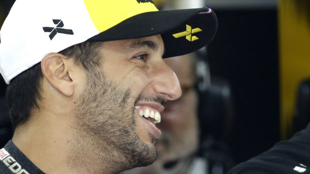 All smiles: Australian F1 driver Daniel Ricciardo.