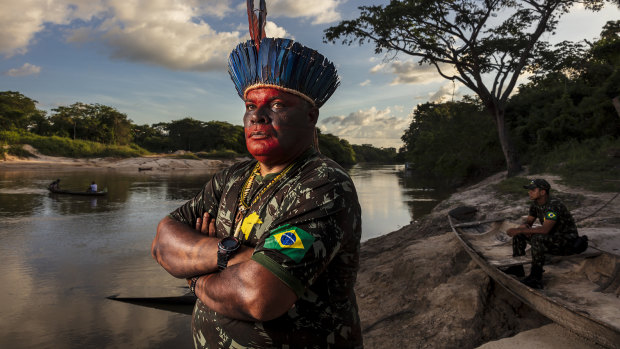 Claudio Jose da Silva, the co-ordinator of the Forest Guardians of Caru Indigenous Territory.