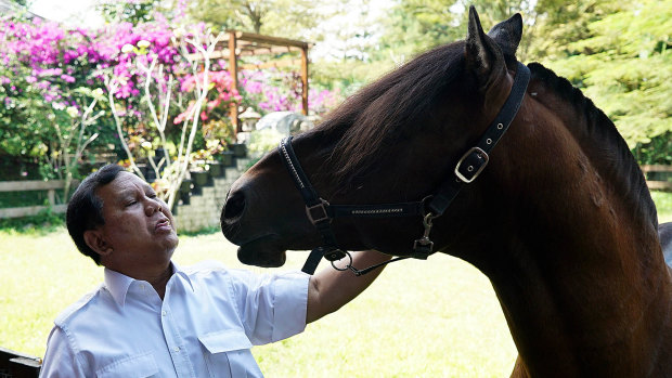 Prabowo Subianto at his home in Hambalang, West Java, last year.