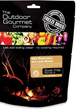 Just add hot water: camping convenience with freeze-dried meals.