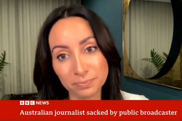 Antoinette Lattouf spoke to BBC News about her sacking: “It was shocking, but it also escalated very quickly and it became public very quickly.”