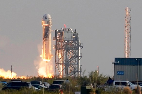 Bezos joked in 2015 that he wanted to blast Trump into space on the billionaire’s Blue Origin rocket. 
