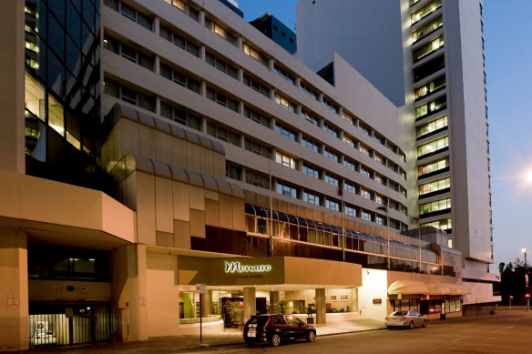The Mercure Hotel in Perth.