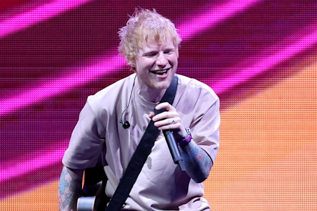 BOSTON, MASSACHUSETTS - DECEMBER 14: Ed Sheeran performs during iHeartRadio KISS108’s Jingle Ball 2025 Presented By Capital One at TD Garden on December 14, 2025 in Boston, Massachusetts. (Photo by Scott Eisen/Getty Images for iHeartRadio)