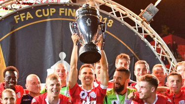 Uncertain future: Fox Sports could look to on-sell rights to the FFA Cup amid financial issues at the pay-TV broadcaster.