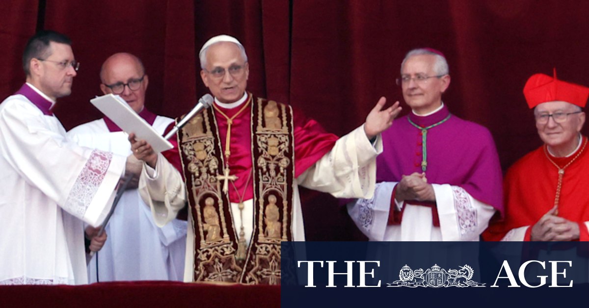‘Evil will not prevail’: Pope Leo XIV’s first speech in full