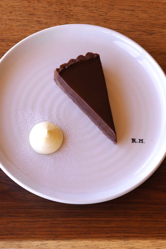 Milk chocolate brown butter tart.