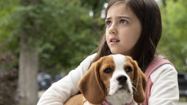 Abby Ryder Fortson plays a young C.J. in A Dog's Journey.