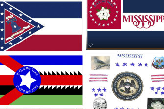 Magnolias, stars, a Gulf Coast lighthouse, a teddy bear, and even Kermit the Frog appear on some proposals for the new Mississippi flag.