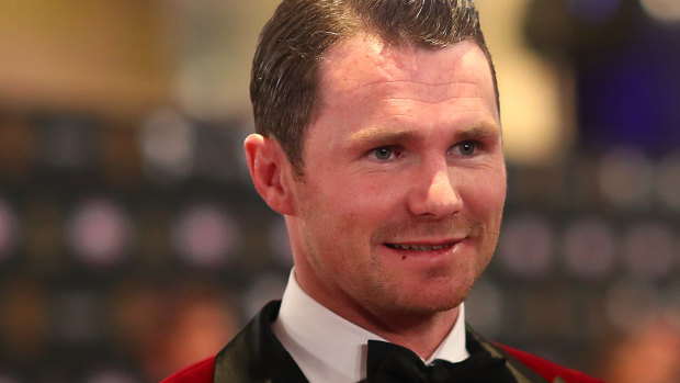 Early Brownlow favourite Patrick Dangerfield from Geelong finished second after a late surge.