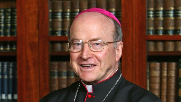 Former Archbishop of Brisbane John Bathersby.
