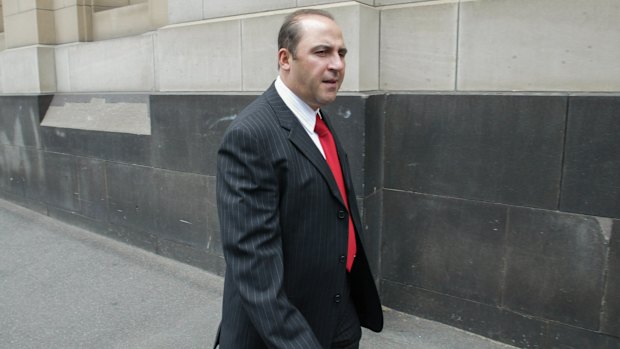 Tony Mokbel leaves court in 2006.