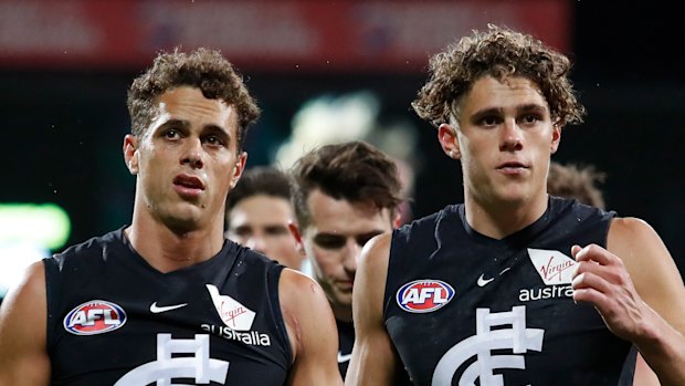 Ed Curnow (left) and Charlie Curnow in 2018.