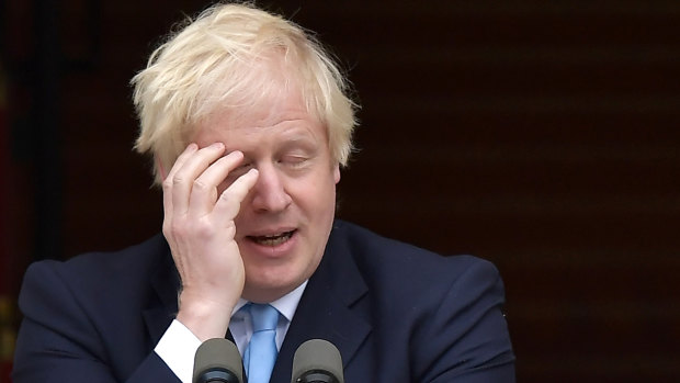 British Prime Minister Boris Johnson in Ireland on Monday.