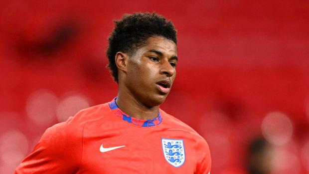 Marcus Rashford, a Manchester United striker and member of the English national team, has morphed from sportsman to statesman.